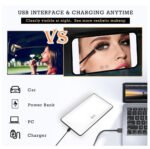 ⁦مرآه مع إضاءه للسياره⁩ - الصورة ⁦2⁩