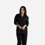 ⁦قميص لينن أنيق بأكمام طويلة من عيار⁩ - الصورة ⁦9⁩