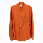 ⁦قميص لينن أنيق بأكمام طويلة من عيار⁩ - الصورة ⁦3⁩