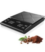 ميزان مع مؤقت رقمي للمطبخ مع وظيفة الوزن الفارغ مع شاشة LCD