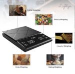 ⁦ميزان مع مؤقت رقمي للمطبخ مع وظيفة الوزن الفارغ مع شاشة LCD⁩ - الصورة ⁦5⁩