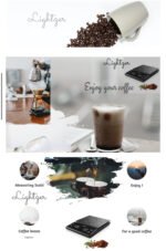 ⁦ميزان مع مؤقت رقمي للمطبخ مع وظيفة الوزن الفارغ مع شاشة LCD⁩ - الصورة ⁦6⁩